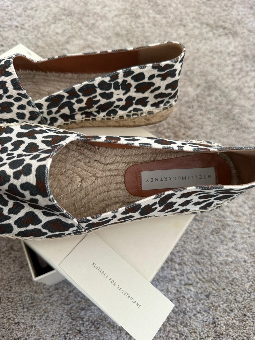 Vintage Stella McCartney Print Espadrille Flats - Women's Casual Slip-Ons